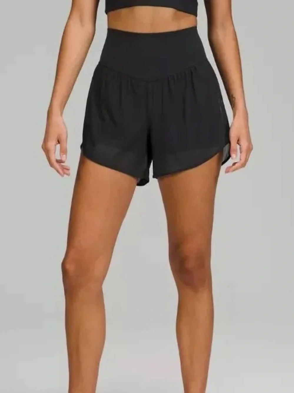 Lululemon Nulu and Mesh High-Rise Yoga Short 3.5